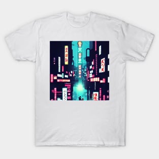 Tokyo Anime - Neon Night Lights - Capital of Japan T-Shirt